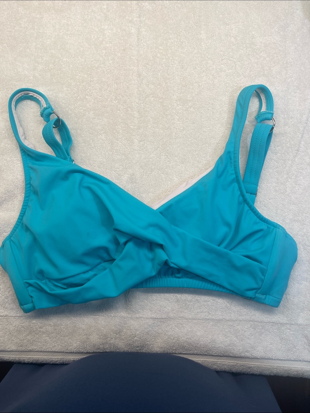 VENUS Turquoise Twist Bralette Swim Top